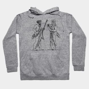 roman couple Hoodie